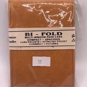 Carteras de piel auténtica de dos y tres pliegues en varios colores - Carteras de piel para hombre