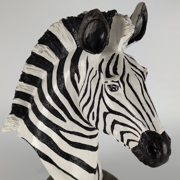 Large Zebra Statue Etsy