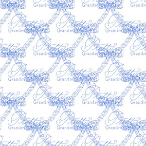 Trellis Ribbonerie, Aquarell Bandmuster, nahtloses Bandmuster, grandmillennial Muster, Druckmuster für kommerzielle Nutzung, Bögen Bild 1
