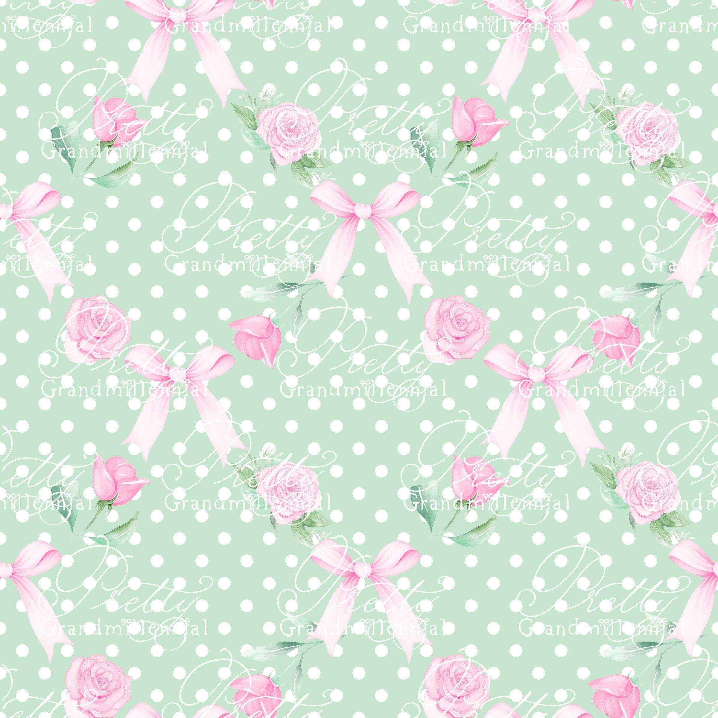 Watercolor Bows Trellis, Valentine's Day, Floral Trellis, Roses Trellis ...
