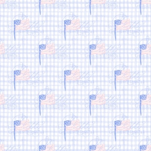 Patriotic pattern, 4th of july pattern, independence day pattern, USA flag patter, watercolor patriotic patter, stars, grandmillennial