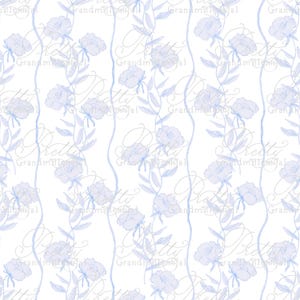 Romantic flowers pattern, colored pencil flowers patterns, floral clipart, commercial use, seamless pattern,grandmillennial