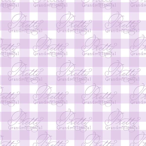 Lavender gingham plaid pattern, purple gingham pattern, lavender checkered print, plaid print, preppy pattern, grandmillennial patterns