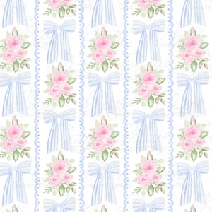 Blumenmuster, grandmillennial Muster, Aquarell Blumenmuster, Blumen Jakobsmuschelrand, Muster für den kommerziellen Gebrauch, grandmillennial Muster