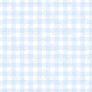 Blue gingham plaid pattern, blue gingham pattern, blue checkered print, blue plaid print, preppy pattern, grandmillennial patterns