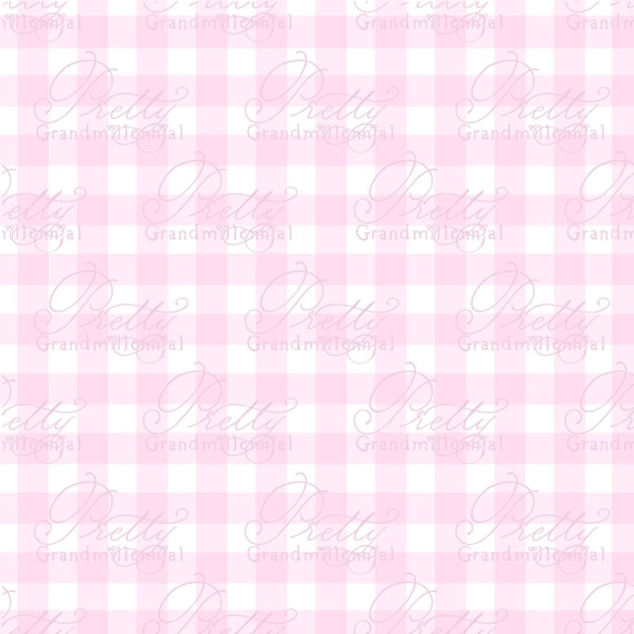 Pink Gingham Plaid Pattern, Pink Gingham Pattern, Pink Checkered Print, Pink Plaid Print, Preppy Pattern, Grandmillennial Patterns