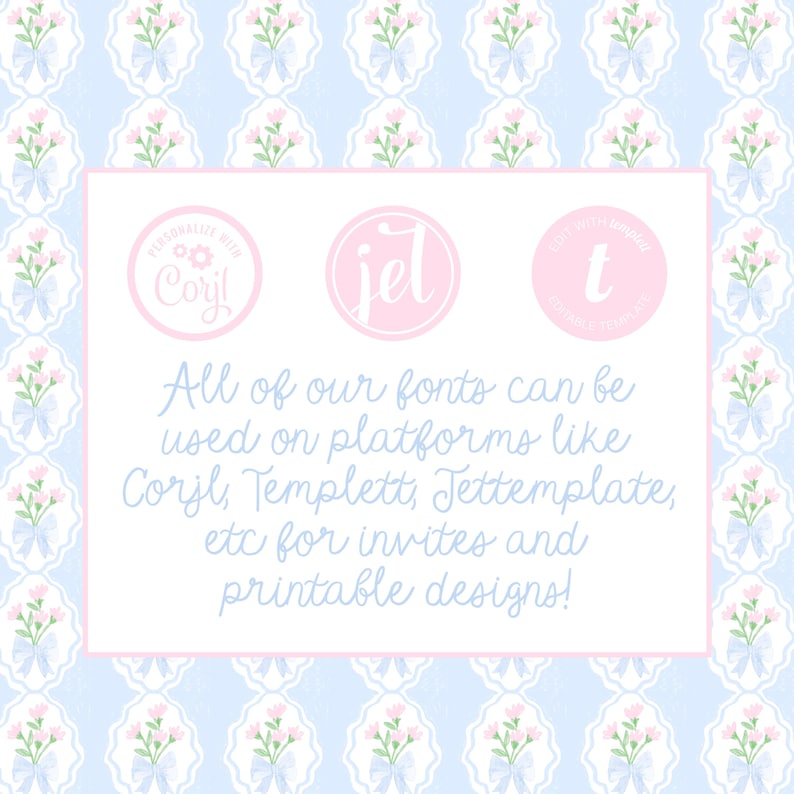 Preppy Script Font, Hand Lettered, Script Font, Commercial Use Font ...