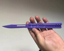 Purple fade speedy boi : r/balisong