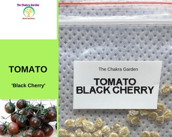 Tomato 'Black Cherry'-EDIBLES-25 seeds-Base Chakra