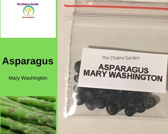 Asparagus 'Mary Washington' - 25 Seeds - Vegetable Seeds - Heart Chakra