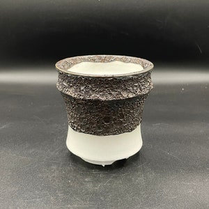 3.5 inch W 3.5 inch H/High quality handmade ceramic pottery/Succulent Pot/Handmade Pot/Caudex Pot/Ceramic Pot/Planter/Black Pot/Cactus Pot image 1