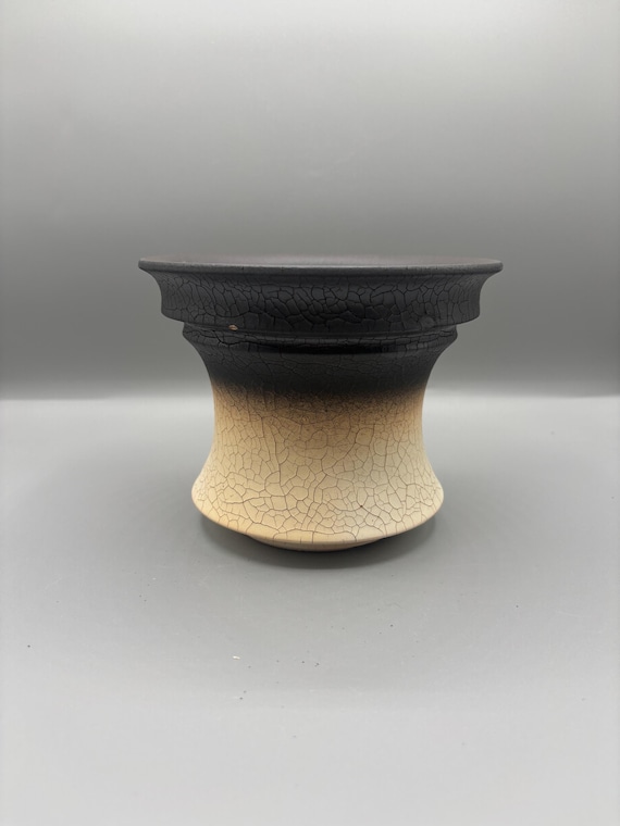 Handmade Ceramic Planter: Modern Glazed Pottery (6.25x4.5 inch)