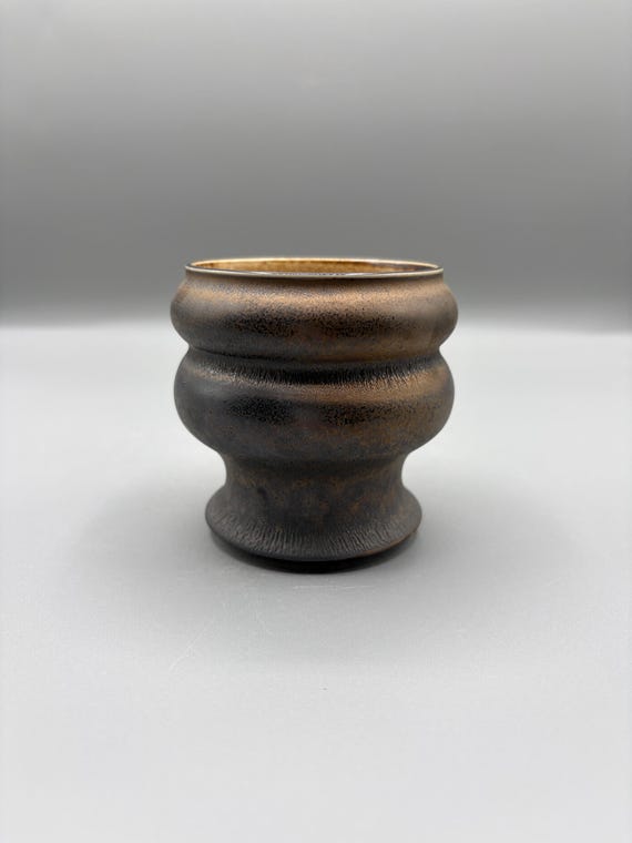 3 inch W* 3.5 inch H/ High quality handmade ceramic pottery/Succulent Pot/Handmade Pot/Caudex Pot/Ceramic Pot/Planter/Brown Pot