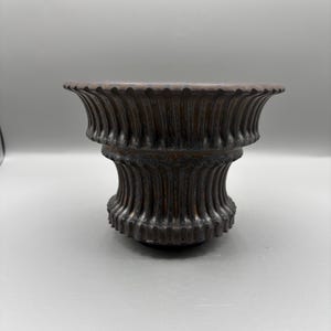 6 inch W* 3.75 inch H/ High quality handmade ceramic pottery/Succulent Pot/Handmade Pot/Caudex Pot/Ceramic Pot/Planter/Black Pot