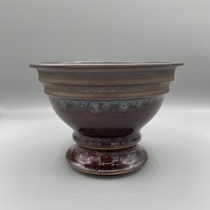 Handmade Ceramic Succulent Pot: Black Caudex Planter (5.25x3.75 inch)