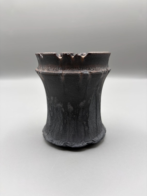 2.75 inch W* 3.75 inch H/ High quality handmade ceramic pottery/Succulent Pot/Handmade Pot/Caudex Pot/Ceramic Pot/Black Pot/Cactus Pot