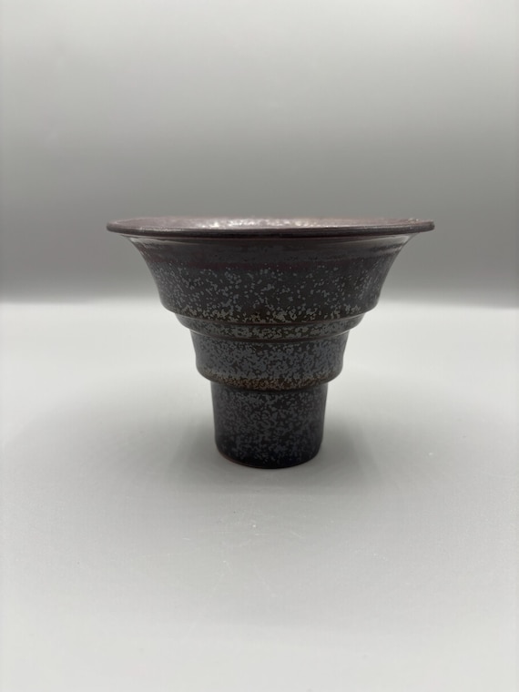 5 inch W* 3.5 inch H/ High quality handmade ceramic pottery/Succulent Pot/Handmade Pot/Caudex Pot/Ceramic Pot/Planter/Black Pot/Cactus Pot