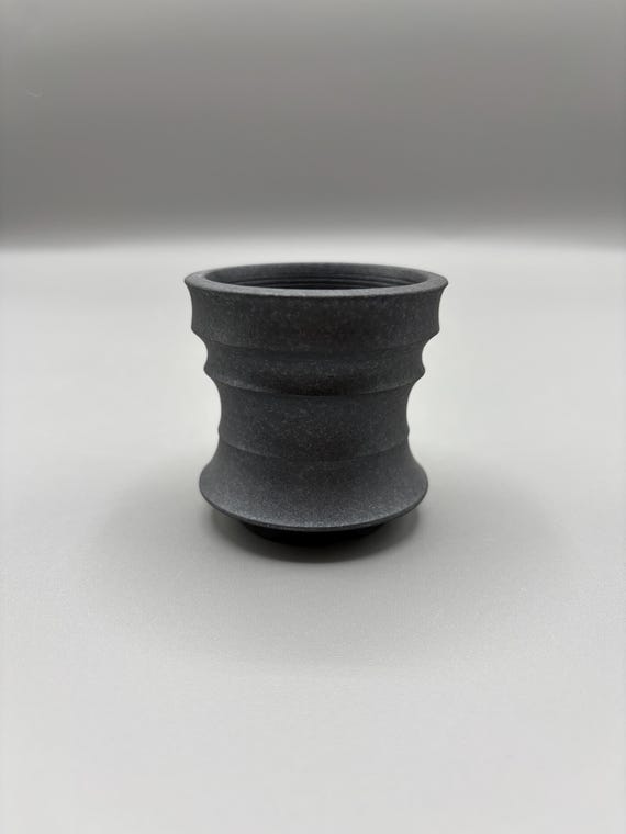 2 inch W* 2 inch H/ High quality handmade ceramic pottery/Succulent Pot/Handmade Pot/Caudex Pot/Ceramic Pot/Planter/Black Pot