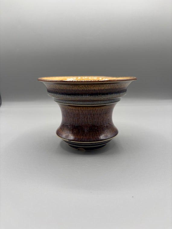 5 inch W* 3.5 inch H/ High quality handmade ceramic pottery/Succulent Pot/Handmade Pot/Caudex Pot/Ceramic Pot/Planters/Black Pots