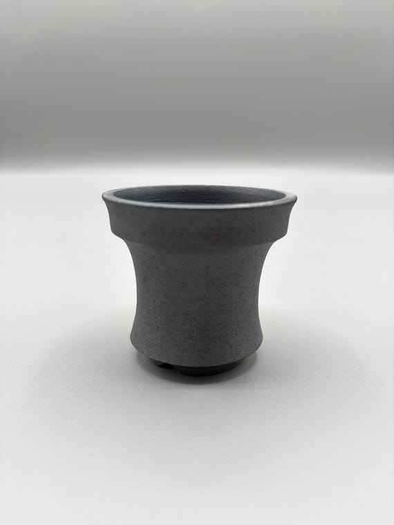 2 inch W* 2 inch H/ High quality handmade ceramic pottery/Succulent Pot/Handmade Pot/Caudex Pot/Ceramic Pot/Planter/Black Pot