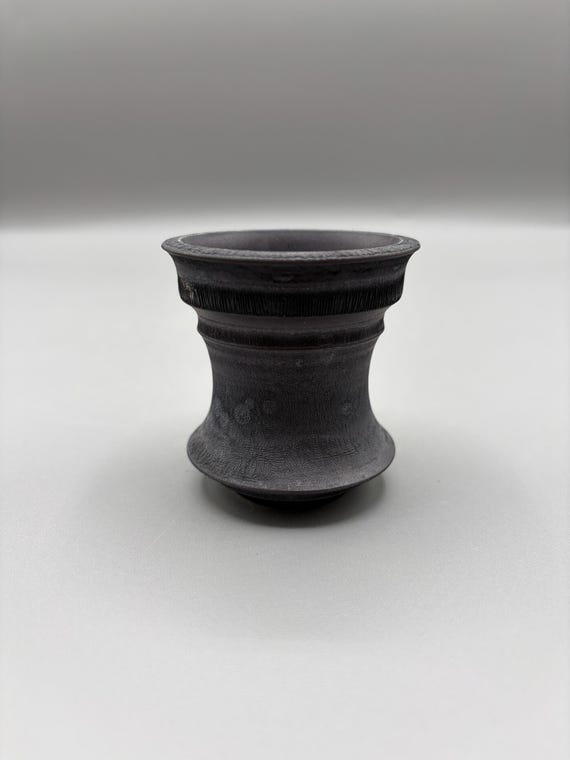 2 inch W* 2.25 inch H/ High quality handmade ceramic pottery/Succulent Pot/Handmade Pot/Caudex Pot/Ceramic Pot/Planter/Black Pot