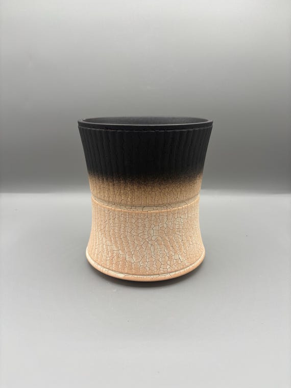 5 inch W* 5.5 inch H/ High quality handmade ceramic pottery/Succulent Pot/Handmade Pot/Caudex Pot/Ceramic Pot/Planter/Black Pot/Cactus Pot