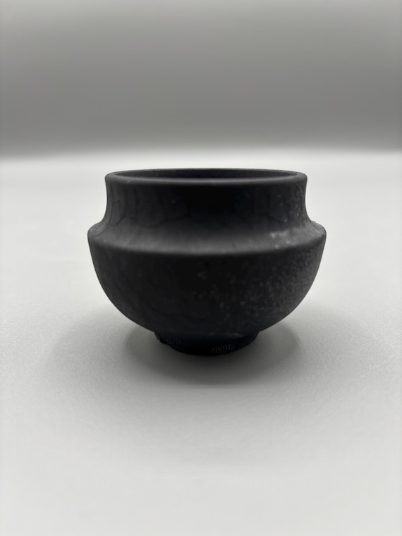 1.75 inch W* 1.75 inch H/ High quality handmade ceramic pottery/Succulent Pot/Handmade Pot/Caudex Pot/Ceramic Pot/Planter/Black Pot