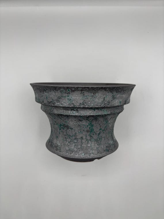 6.25 inch W* 4.25 inch H/ High quality handmade ceramic pottery/Succulent Pot/Handmade Pot/Caudex Pot/Ceramic Pot/Black Pot/Cactus Pot