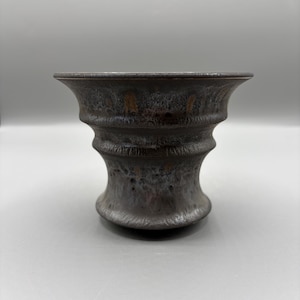 4.75 inch W* 3.75 inch H/ High quality handmade ceramic pottery/Succulent Pot/Handmade Pot/Caudex Pot/Ceramic Pot/Black Pot/Cactus Pot
