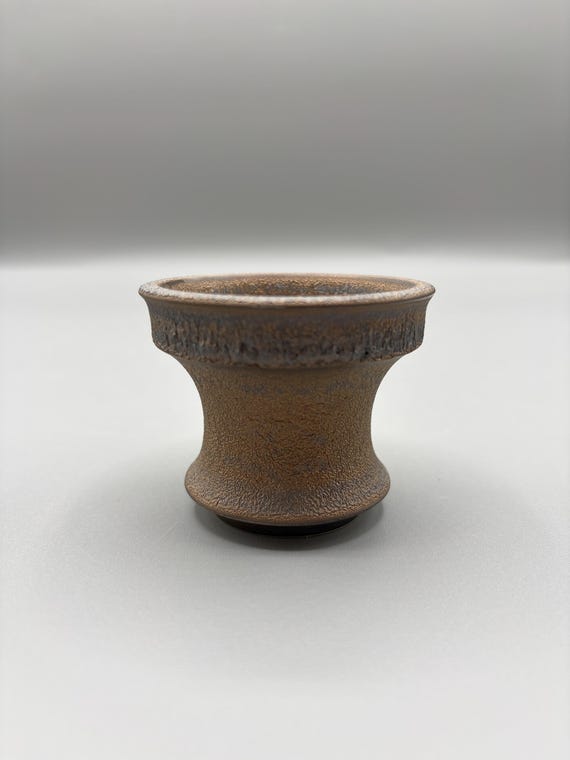 2.5 inch W* 2 inch H/ High quality handmade ceramic pottery/Succulent Pot/Handmade Pot/Caudex Pot/Ceramic Pot/Planter/Golden Pot