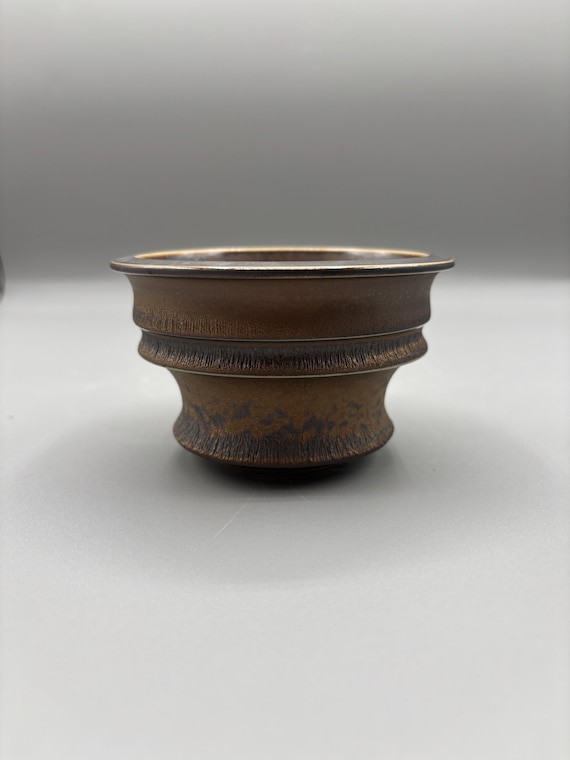 3.25 inch W* 3 inch H/ High quality handmade ceramic pottery/Succulent Pot/Handmade Pot/Caudex Pot/Ceramic Pot/Planter/Black Pot/Cactus Pot