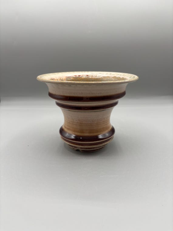 5.25 inch W* 4 inch H/ High quality handmade ceramic pottery/Succulent Pot/Handmade Pot/Caudex Pot/Ceramic Pot/Planter/Black Pot/Cactus Pot