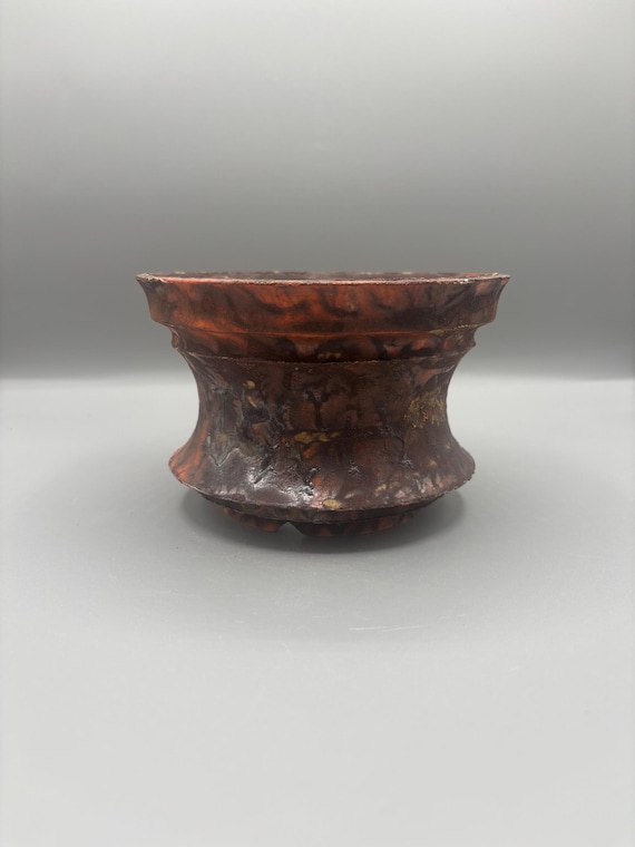 5.5 inch W* 3.75 inch H/ High quality handmade ceramic pottery/Succulent Pot/Handmade Pot/Caudex Pot/Ceramic Pot/Planter/Black Pot