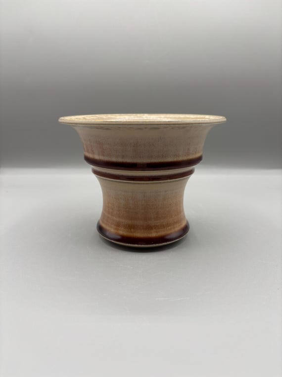 5.25 inch W* 4 inch H/ High quality handmade ceramic pottery/Succulent Pot/Handmade Pot/Caudex Pot/Ceramic Pot/Planter/Black Pot