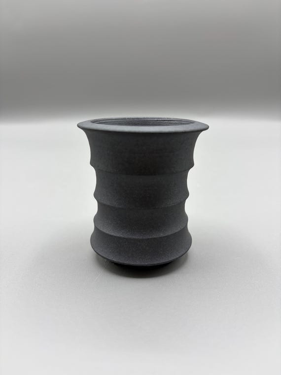 2 inch W* 2.5 inch H/ High quality handmade ceramic pottery/Succulent Pot/Handmade Pot/Caudex Pot/Ceramic Pot/Planter/Black Pot