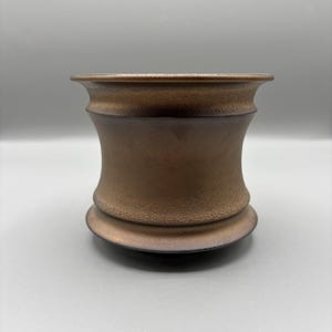 4 inch W* 4 inch H/ High quality handmade ceramic pottery/Succulent Pot/Handmade Pot/Caudex Pot/Ceramic Pot/Golden Pot/Cactus Pot