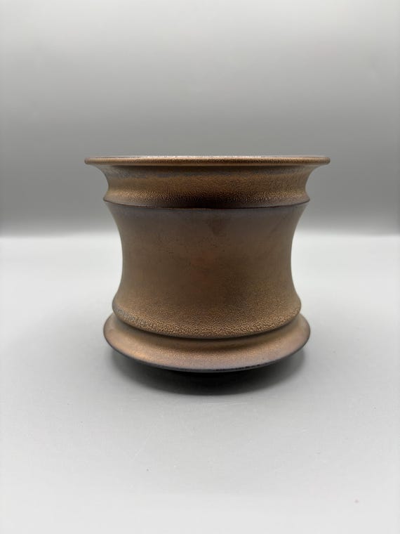 4 inch W* 4 inch H/ High quality handmade ceramic pottery/Succulent Pot/Handmade Pot/Caudex Pot/Ceramic Pot/Golden Pot/Cactus Pot