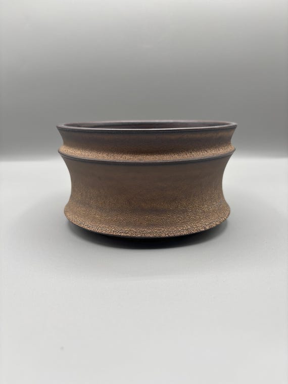6 inch W* 3.25 inch H/ High quality handmade ceramic pottery/Succulent Pot/Handmade Pot/Caudex Pot/Ceramic Pot/Planter/Black Pot/Cactus Pot
