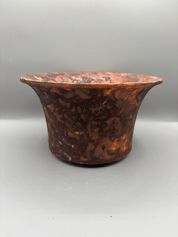 8.5 inch W* 5 inch H/ High quality handmade ceramic pottery/Succulent Pot/Handmade Pot/Caudex Pot/Ceramic Pot/Planter/Black Pot/Cactus Pot