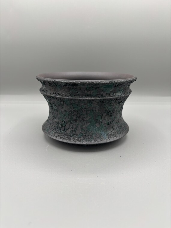 5.5 inch W* 3.5 inch H/ High quality handmade ceramic pottery/Succulent Pot/Handmade Pot/Caudex Pot/Ceramic Pot/Planter/Black Pot/Cactus Pot