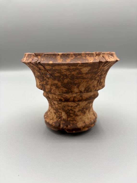 3.75 inch W* 3 inch H/ High quality handmade ceramic pottery/Succulent Pot/Handmade Pot/Caudex Pot/Ceramic Pot/Brown Pot/Cactus Pot