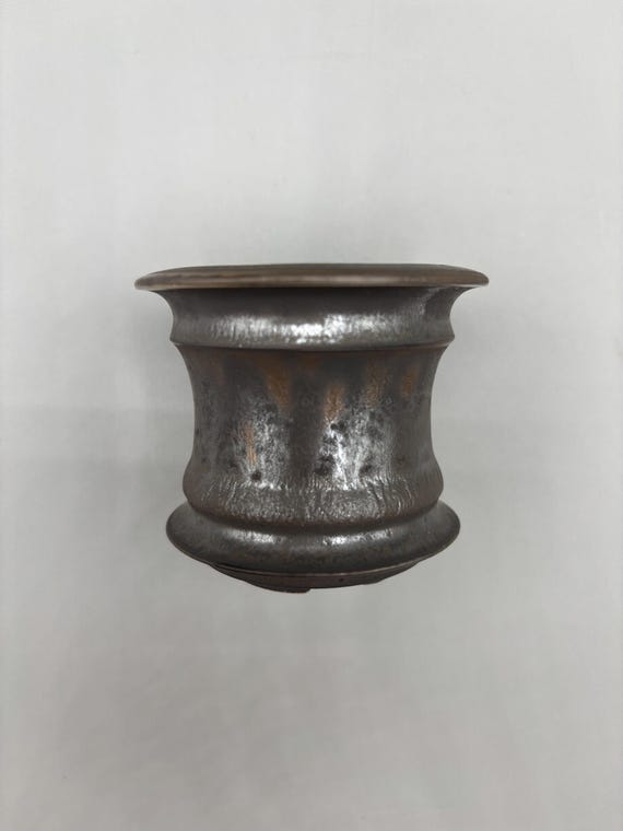 2 inch W* 2 inch H/ High quality handmade ceramic pottery/Succulent Pot/Handmade Pot/Caudex Pot/Ceramic Pot/Planter/Black Pot