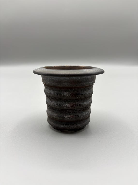 2 inch W* 2 inch H/ High quality handmade ceramic pottery/Succulent Pot/Handmade Pot/Caudex Pot/Ceramic Pot/Planter/Black Pot