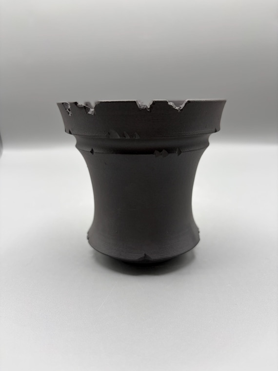 3.5 inch W* 3.5 inch H/ High quality handmade ceramic pottery/Succulent Pot/Handmade Pot/Caudex Pot/Ceramic Pot/Black Pot/Cactus Pot