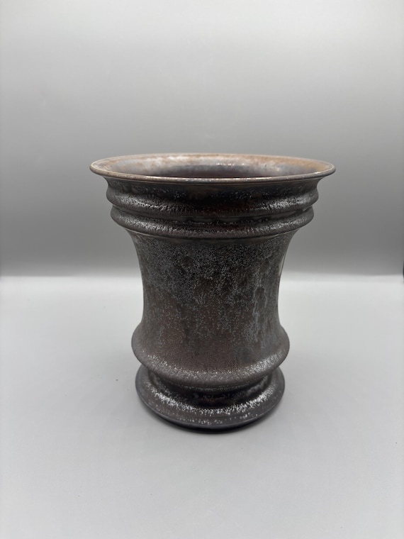 6 inch W* 6.5 inch H/ High quality handmade ceramic pottery/Succulent Pot/Handmade Pot/Caudex Pot/Ceramic Pot/Planter/Black Pot/Cactus Pot