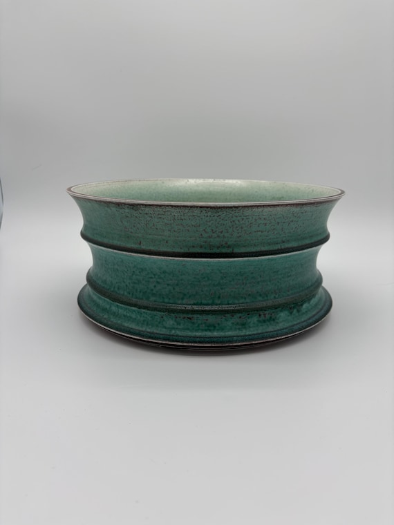 Custom Order for Dan/ High Quality Handmade Ceramic Pottery/ 12.5 inch W* 5.5 inch H/ Desert Turquoise Series