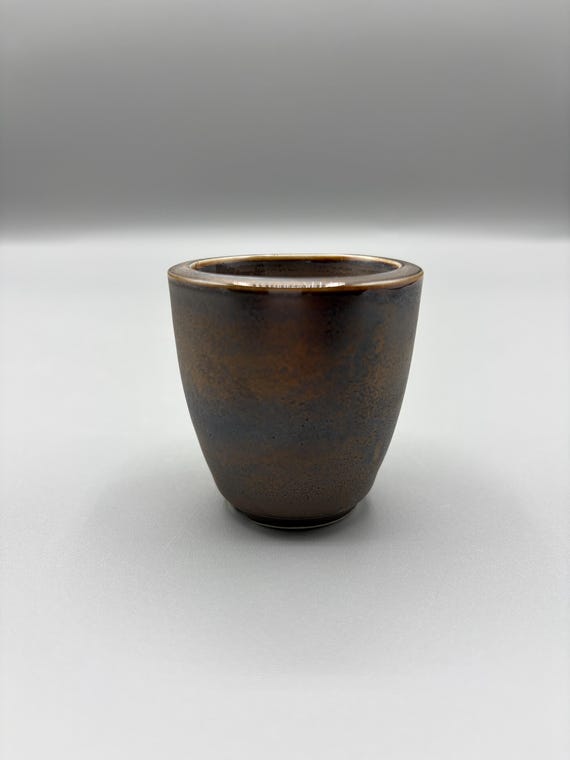 2 inch W* 2 inch H/ High quality handmade ceramic pottery/Succulent Pot/Handmade Pot/Caudex Pot/Ceramic Pot/Planter/Golden Pot
