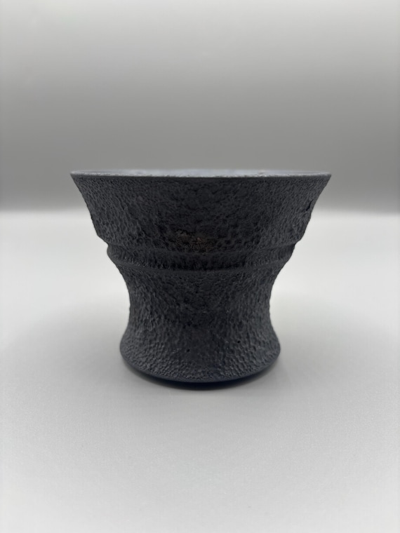 4 inch W* 3 inch H/ High quality handmade ceramic pottery/Succulent Pot/Handmade Pot/Caudex Pot/Ceramic Pot/Planter/Black Pot/Cactus Pot