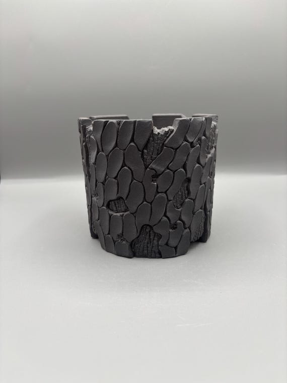 4.75 inch W* 4.5 inch H/ High quality handmade ceramic pottery/Succulent Pot/Handmade Pot/Caudex Pot/Ceramic Pot/Planter/Black Pot
