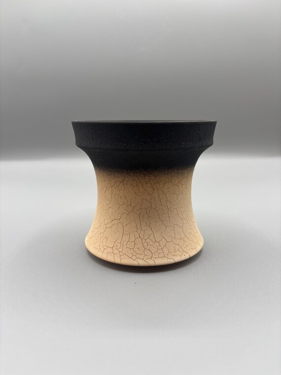 3.5 inch W* 3.25 inch H/ High quality handmade ceramic pottery/Succulent Pot/Handmade Pot/Caudex Pot/Ceramic Pot/Black Pot/Cactus Pot